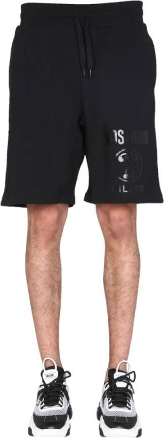 Moschino Korte shorts Zwart Heren