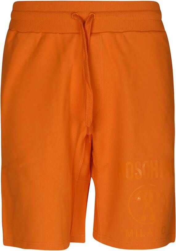 Moschino Lange korte broek Oranje Heren