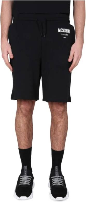 Moschino Lange shorts Zwart Heren