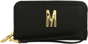 Moschino Leather wallets Zwart Dames