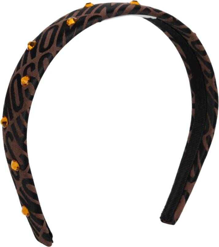 Moschino Logo Headband Bruin Dames