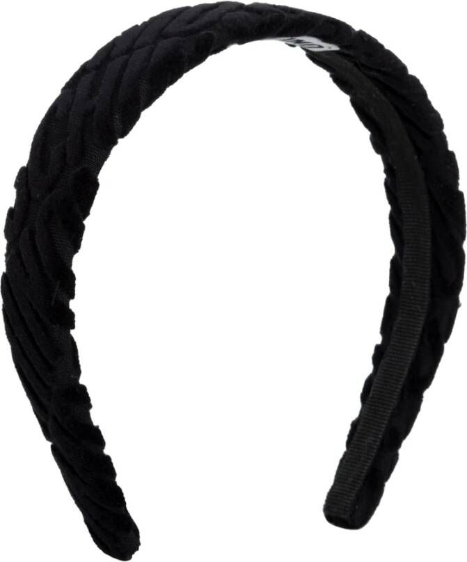 Moschino Logo Headband Zwart Dames