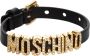 Moschino Logo Lettering Bracelet Zwart Dames - Thumbnail 1