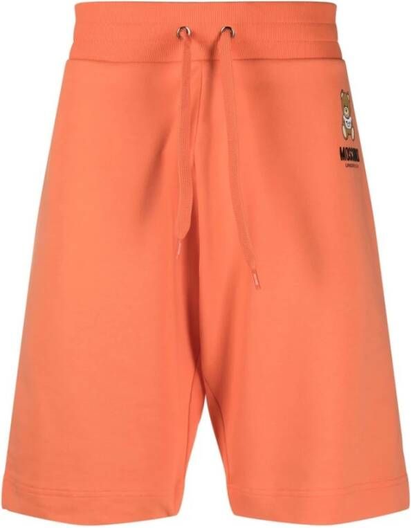 Moschino Long Shorts Oranje Heren