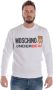 Moschino Stijlvolle A17138129Bianco Sweatshirt voor Heren White Heren - Thumbnail 1