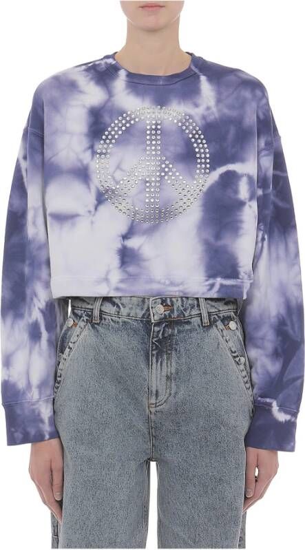 Moschino Long Sleeve Tops Blauw Dames