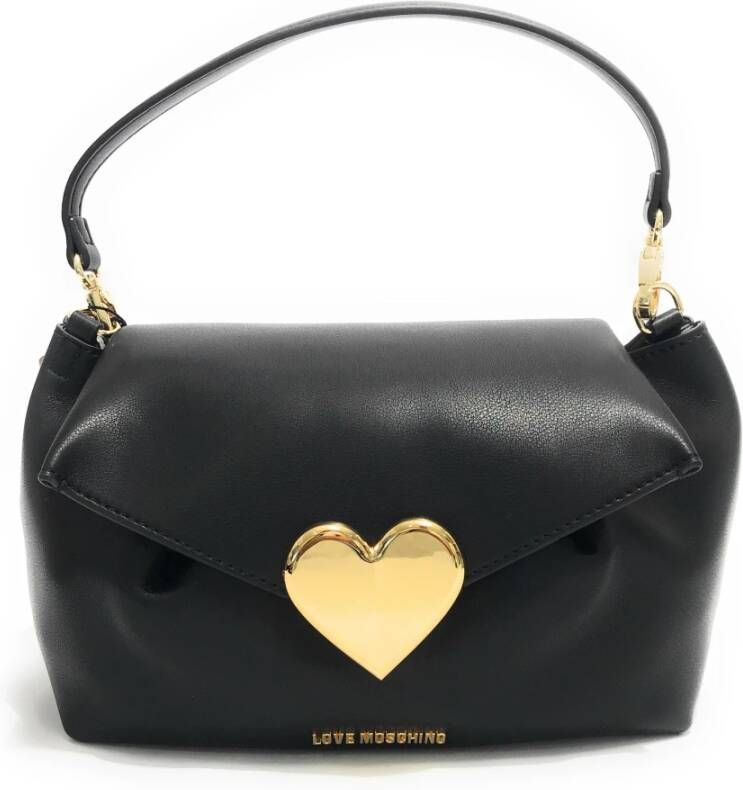 Moschino Love Dames Handtas Schoudertas Zwart Eco Leer Zwart Dames