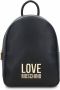 Love Moschino Lettering Logo Rugzak Lente Zomer Collectie Black Dames - Thumbnail 3