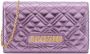 Moschino Love Gewatteerde Lavendel Schoudertas Purple Dames - Thumbnail 2