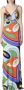 Moschino Elegante Maxi Jurk Multicolor Dames - Thumbnail 1
