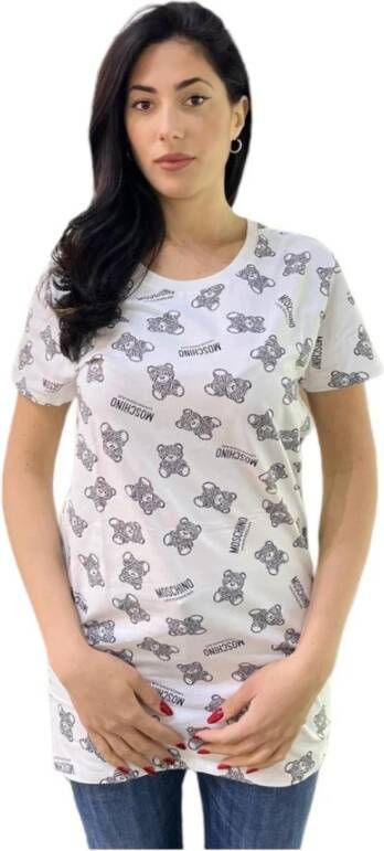 Moschino Maxi T-shirt Wit Dames