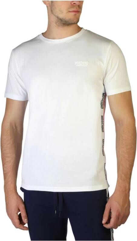 Moschino Klassiek Heren T-shirt 1903-8101 White Heren