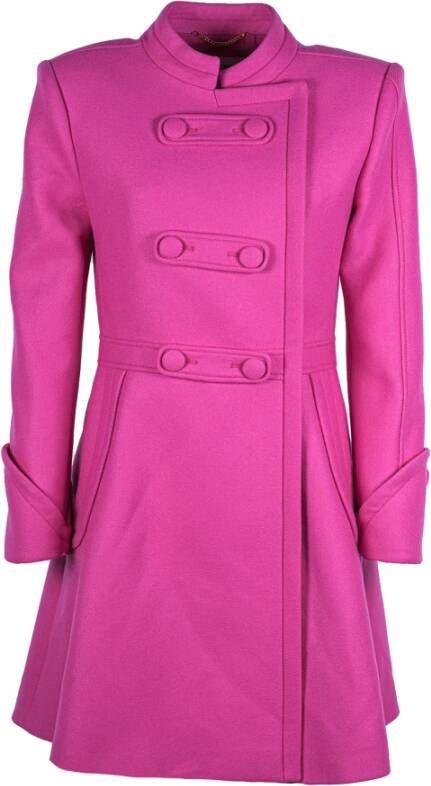 Moschino Fuchsia Blade Runner Coat Pink Dames