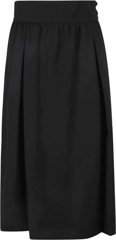 Moschino Zwarte Midi Rok Upgrade je Garderobe Black Dames
