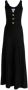 Moschino Flatterende Midi Jurk Black Dames - Thumbnail 1