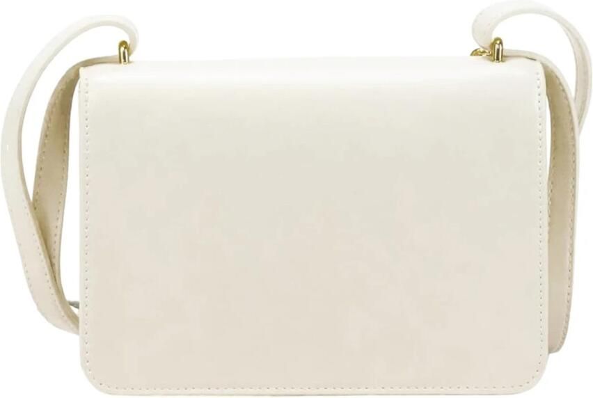 Love Moschino Ivoor Schoudertas met Rode Hart Bedel Beige Dames - Foto 2