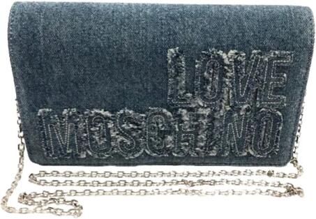 Moschino Blauwe Schoudertas Elegant Trendy Mode Blue Dames - Foto 4