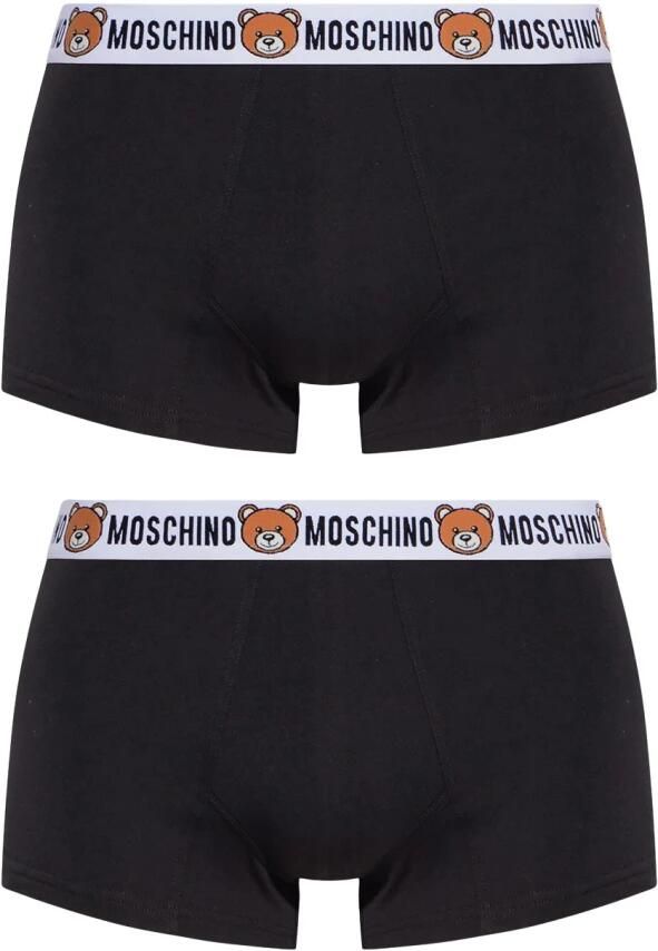 Moschino Boxershorts 2-pack Black Heren - Foto 4