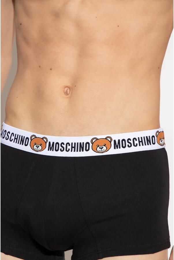 Moschino Boxershorts 2-pack Black Heren