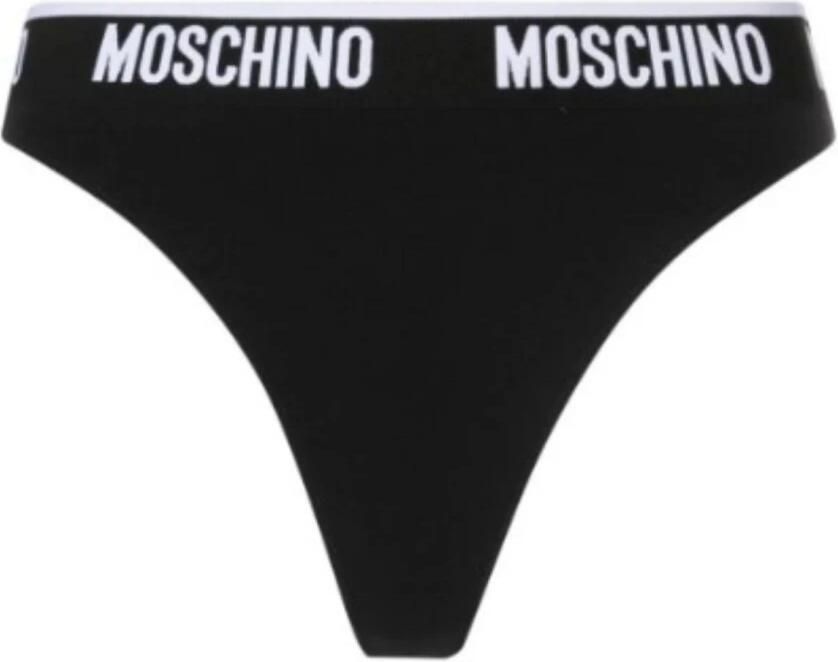 Moschino Dames Slip Jurk Bi-Pack Black Dames