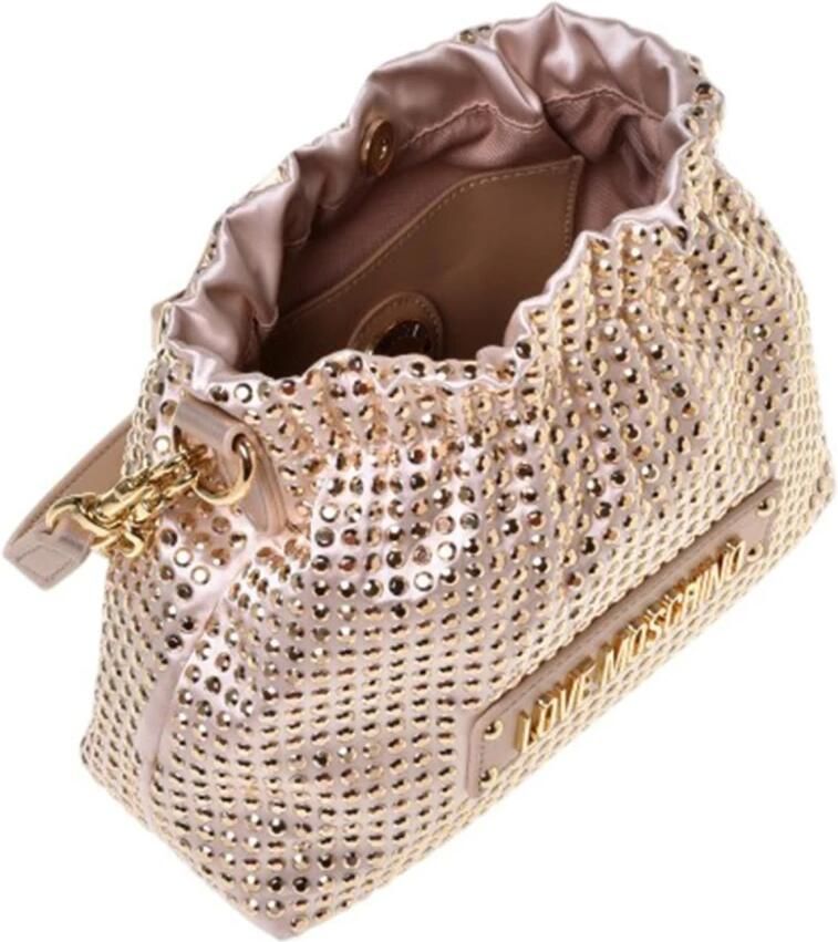 Moschino Gouden Dames Schoudertas Yellow Dames