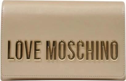 Love Moschino Gouden Polyethyleen Handtas Lente Zomer Collectie Yellow Dames - Foto 3