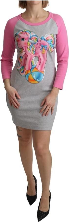 Moschino Grijze My Little Pony Sweater Jurk Multicolor Dames - Foto 5