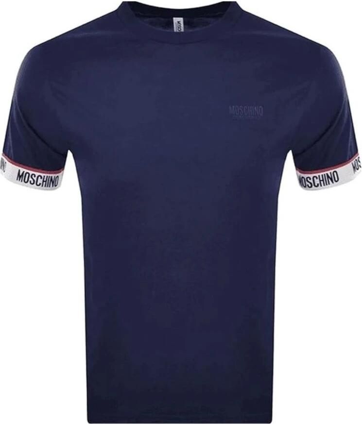 Moschino Heren Ondergoed T-shirt Blue Heren