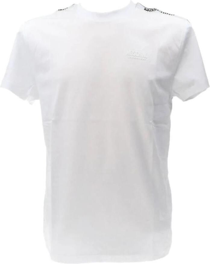 Moschino Witte Katoenen T-shirt Korte Mouw White Heren - Foto 3