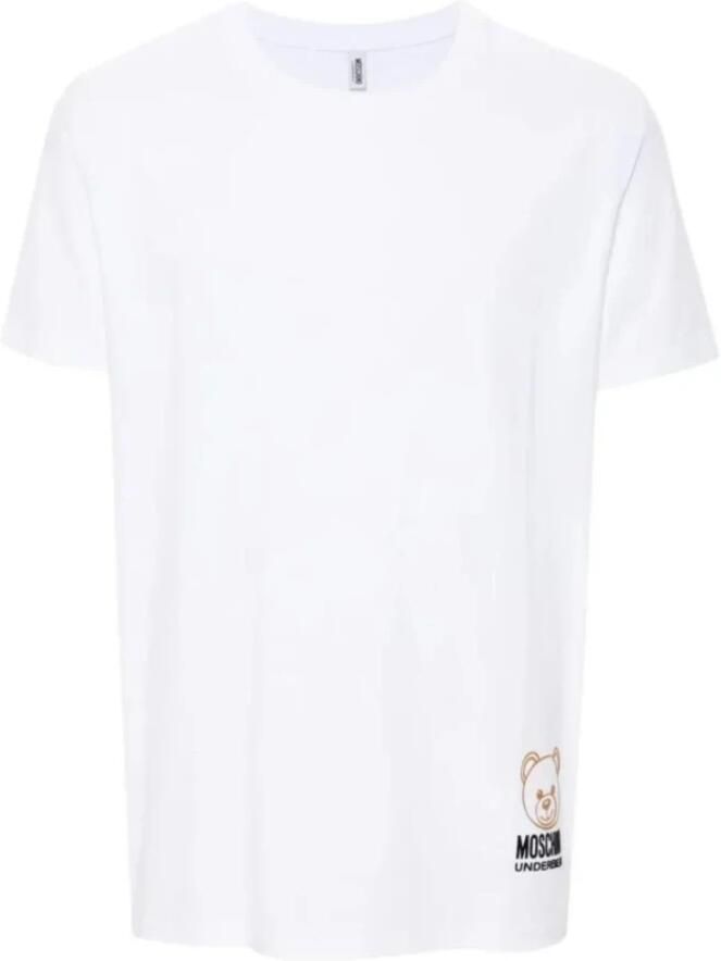 Moschino Katoenen Heren T-shirt en Polo White Heren - Foto 3