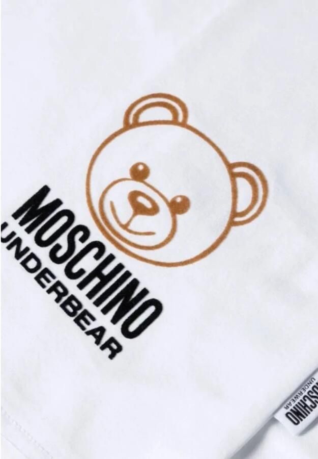 Moschino Katoenen Heren T-shirt en Polo White Heren - Foto 2