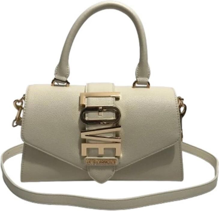 Moschino Ivoor Handtas Elegant en Glamoureus Beige Dames - Foto 3