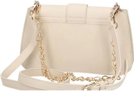 Moschino Ivoor Schoudertas Chic en Trendy Beige Dames