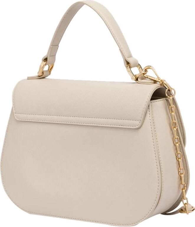 Love Moschino Gewatteerde Witte Schoudertas met Gouden Accenten White Dames - Foto 9