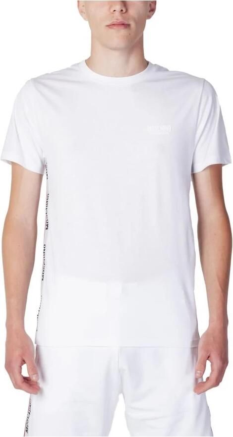 Moschino Stijlvol wit T-shirt met aangepaste pasvorm White Heren - Foto 2