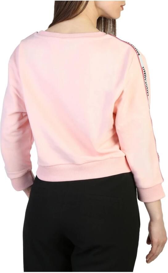 Moschino Dames Sweatshirt met 3 4 Mouwen uit de Lente Zomer Collectie Pink Dames