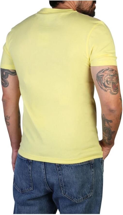 Moschino Heren T-shirt met korte mouwen in effen kleur Yellow Heren - Foto 2