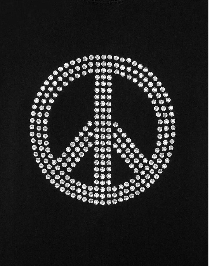 Moschino Katoenen Dames T-Shirts Nieuwste Collectie Black Dames