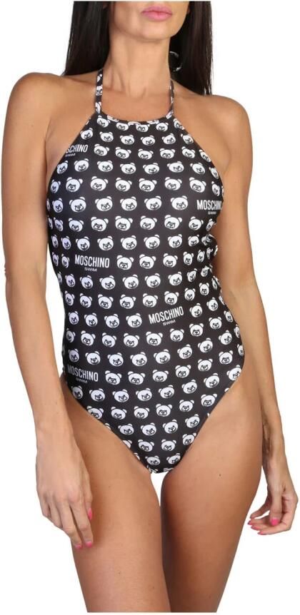 Moschino Polka Dot Splash Badpak Polkadot Eendelig Badpak Black Pink Dames - Foto 3