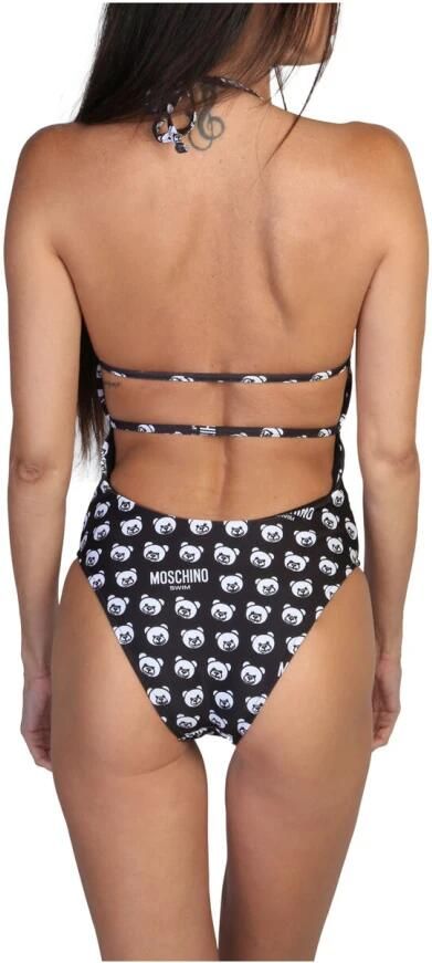 Moschino Polka Dot Splash Badpak Polkadot Eendelig Badpak Black Pink Dames - Foto 4