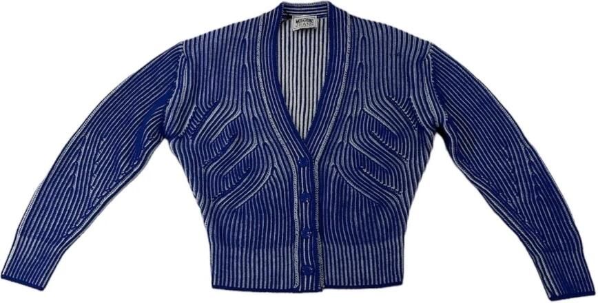 Moschino Stijlvol T-shirt voor mannen Blue Dames