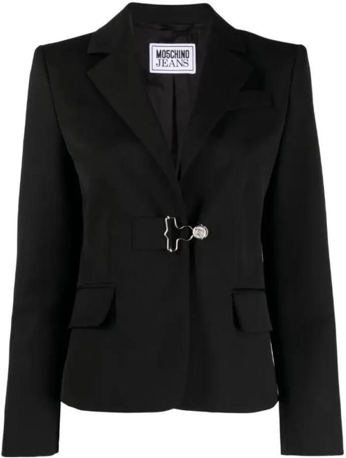 Moschino Stijlvolle Jas voor Mannen en Vrouwen Black Dames