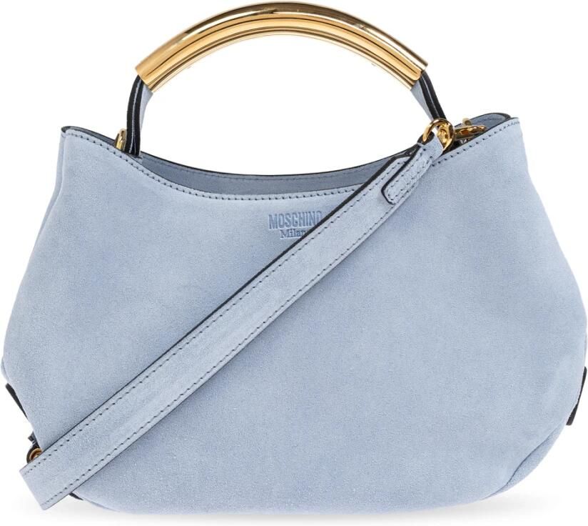 Moschino Crossbody bags Handle Me in blauw - Foto 4