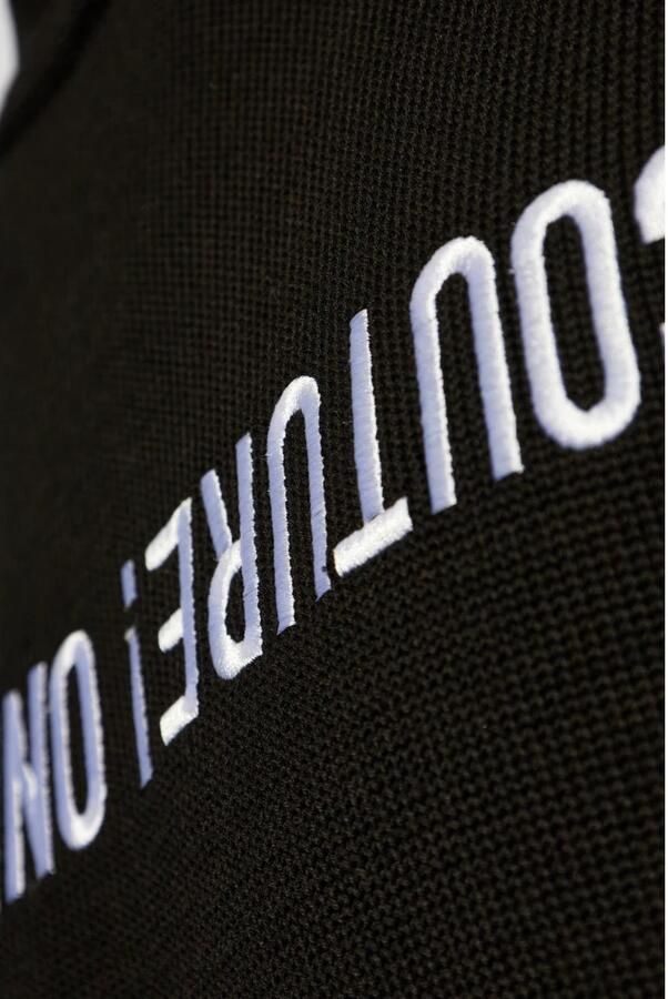 Moschino Sweatshirt met Ribboord en Merkhandtekening Black Heren