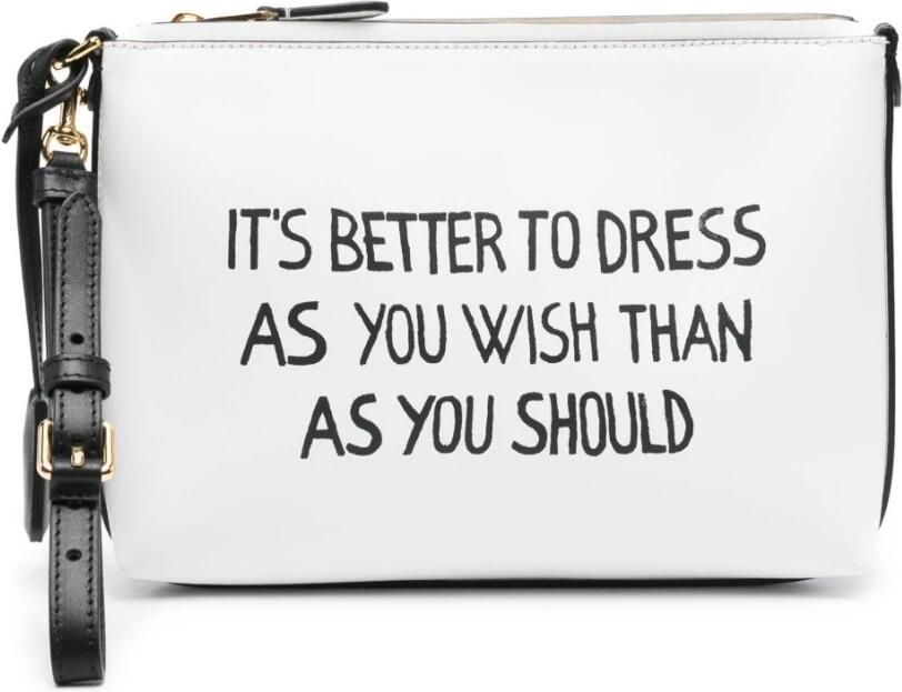 Moschino Witte Tassen Collectie White Dames