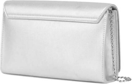 Moschino Zilveren Synthetische Dames Schoudertas Gray Dames - Foto 4