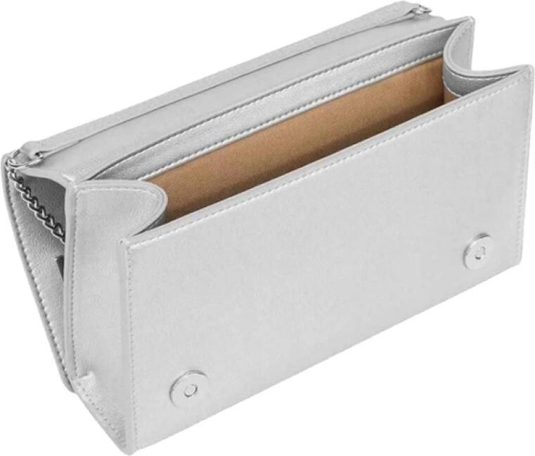 Moschino Zilveren Synthetische Dames Schoudertas Gray Dames - Foto 3