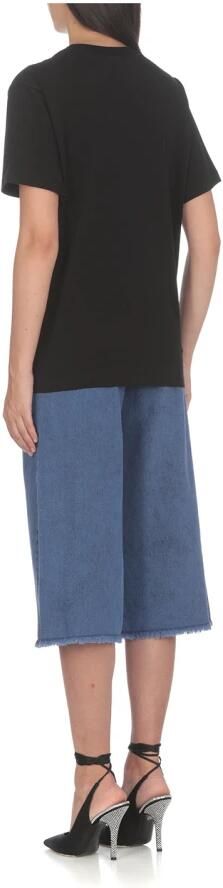 Moschino Katoenen Dames T-Shirts Nieuwste Collectie Black Dames - Foto 7