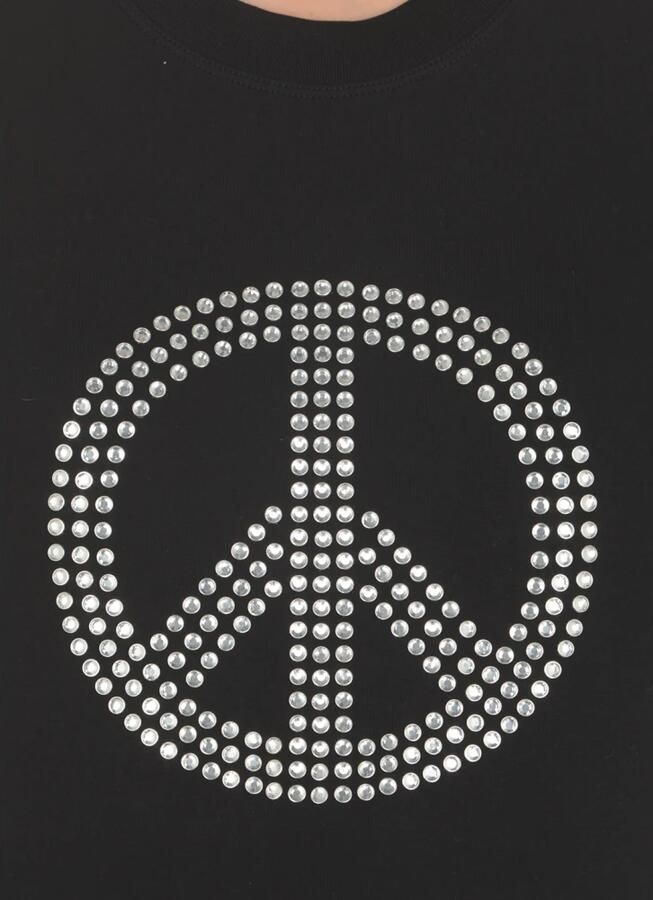 Moschino Katoenen Dames T-Shirts Nieuwste Collectie Black Dames - Foto 3