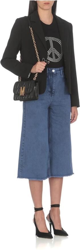 Moschino Katoenen Dames T-Shirts Nieuwste Collectie Black Dames - Foto 6